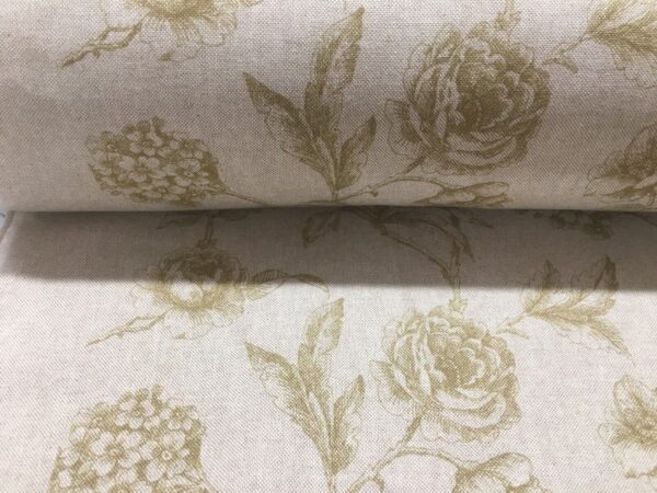 Provencal Toile Linen - OCHRE - Image 6
