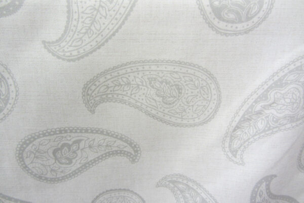 Paisley Cotton - GREY