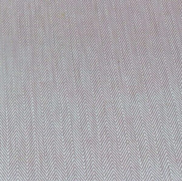 Penzance Herringbone Woven Stripe Cotton - PINK - Image 4