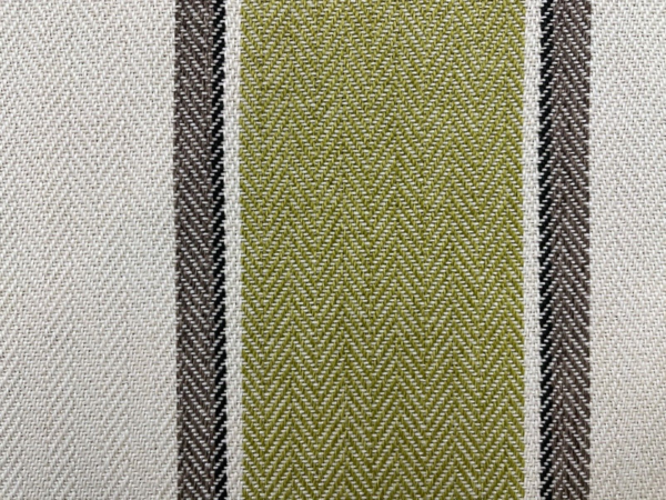 Guernsey Herringbone Stripe Tweed Wool Type - LIME - Image 8