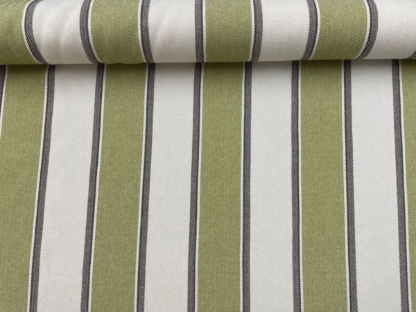 Guernsey Herringbone Stripe Tweed Wool Type - LIME - Image 11