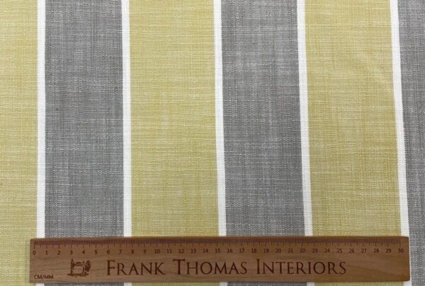 Malba Stripe Cotton - YELLOW GREY - Image 7