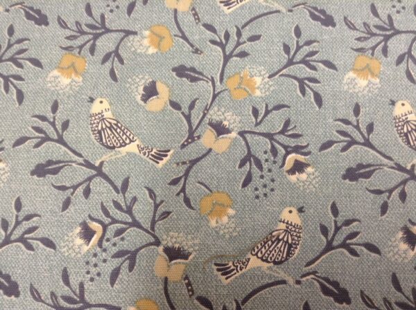 Nightingale Songbird Cotton - BLUE