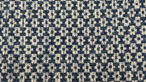 Oakhampton Textured Star Weave Cotton Tweed - SERGE BLUE