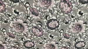 Rosetti Vintage Floral Linen - DUSKY PINK