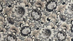 Rosetti Vintage Floral Linen - MUSHROOM SLATE
