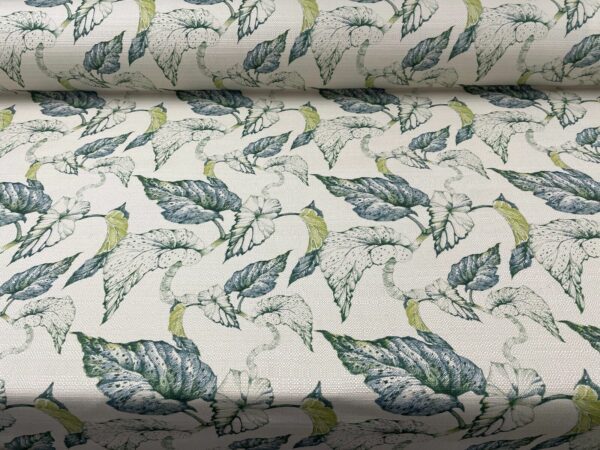 Vine Leaf Linen & Bamboo - BLUE & GREEN - Image 7