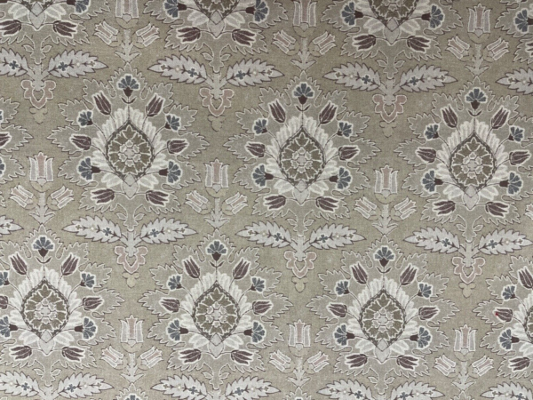 Maple Leaf Damask Vintage Linen - NATURAL - Image 7