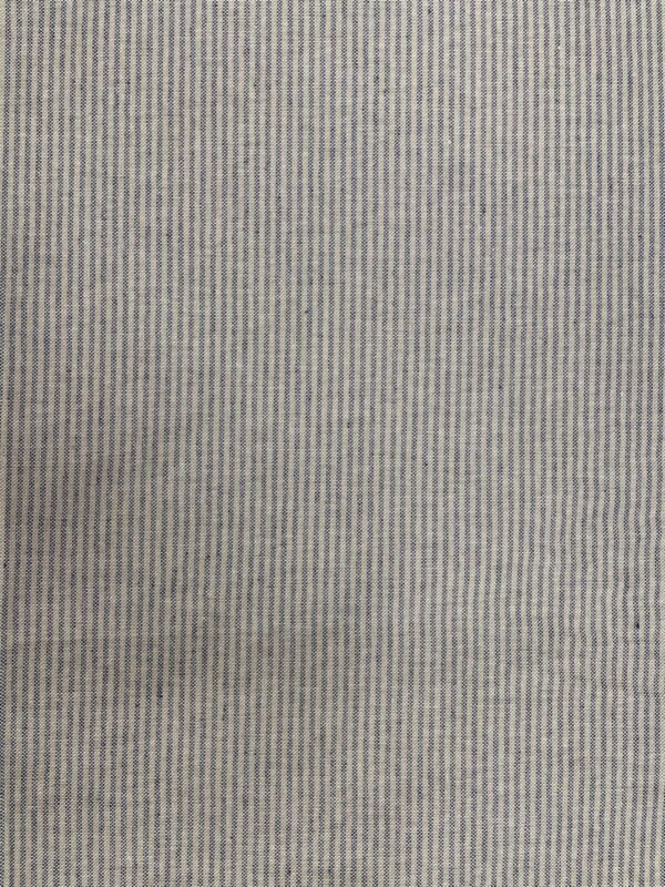 Emory Stripe French Linen: 280cm - MARINE BLUE