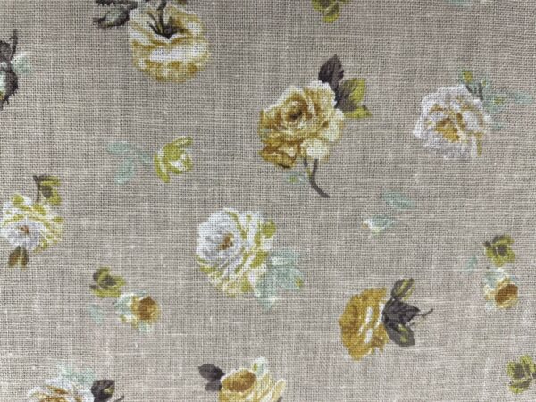Antique Small Rose Linen - YELLOW GOLD
