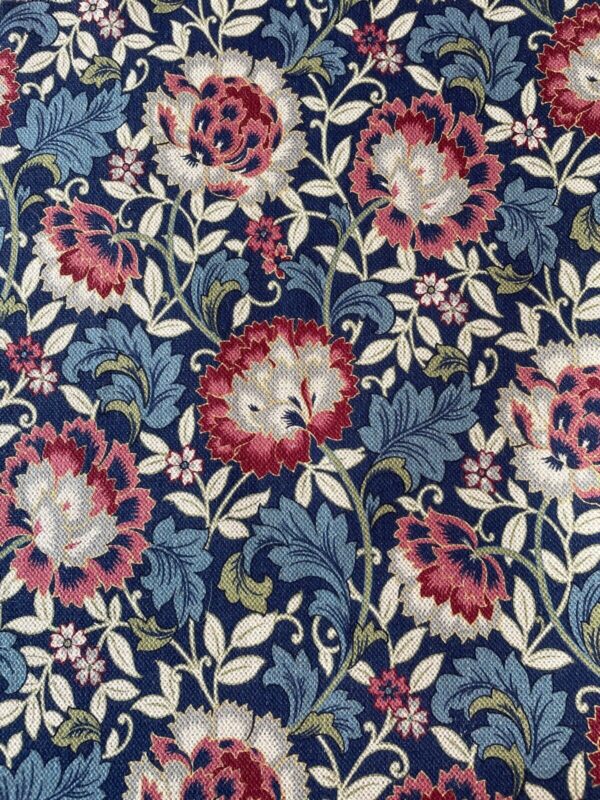 Rosetti Arts & Crafts Floral Cotton - THISTLE BLUE