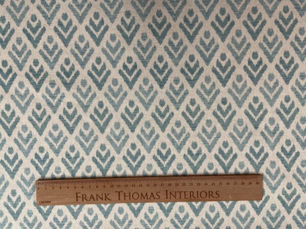 Alba Fir Leaf Linen - SEA SPRAY - Image 3