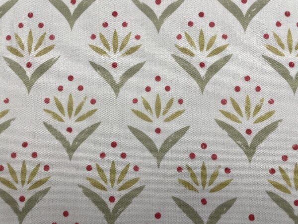 Alice Sprig Floral Cotton - GREEN & OCHRE