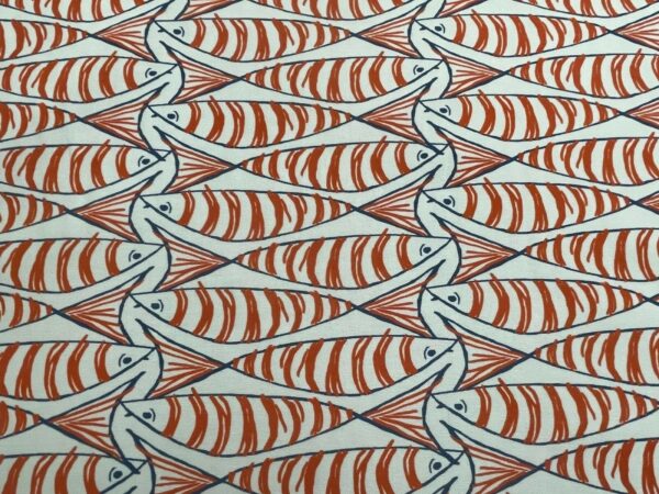 Sprats Sardines Fishes Cotton: 280cm - ORANGE