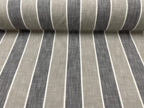 Malba Stripe Cotton - CHARCOAL GREY - Image 5